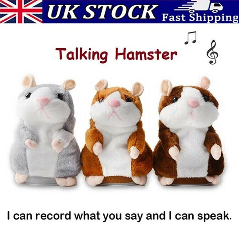 🥳2026 HOT SALE🥳💞50K+ SOLD! 🐹✨Talking Hamster Plush – repeats whatever you say, auto head-shaking, hilarious fun for kids & adults. Perfect gift & pet entertainment! 🎁💚