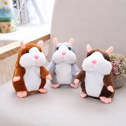 🥳2026 HOT SALE🥳💞50K+ SOLD! 🐹✨Talking Hamster Plush – repeats whatever you say, auto head-shaking, hilarious fun for kids & adults. Perfect gift & pet entertainment! 🎁💚