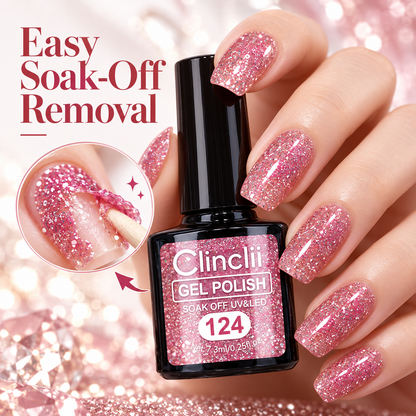 Sparkling Diamond Glitter Nail Gel ✨