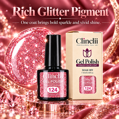 Sparkling Diamond Glitter Nail Gel ✨