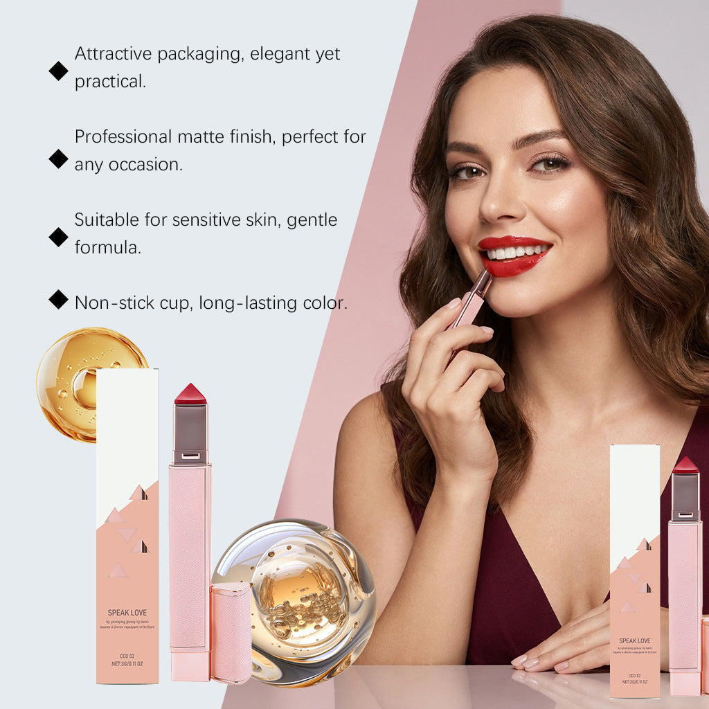 Hydrating Lip Plumping Glossy Lip Balm