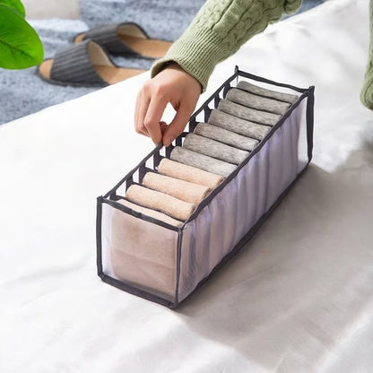 ✨ Space-Saving Wardrobe Organizer 👕 | Foldable & Multi-Compartment Clothing Storage 🏡💖