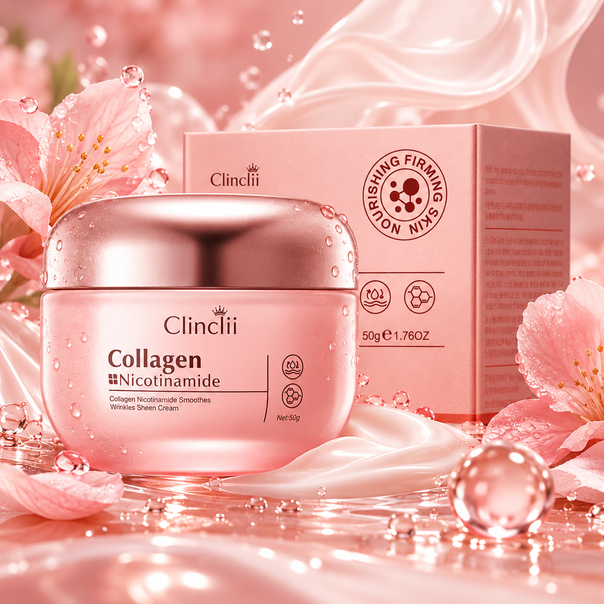 Collagen & Niacinamide Cream|Highly Effective Brightening & Firming|Deep Hydration