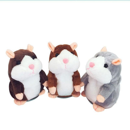 🥳2026 HOT SALE🥳💞50K+ SOLD! 🐹✨Talking Hamster Plush – repeats whatever you say, auto head-shaking, hilarious fun for kids & adults. Perfect gift & pet entertainment! 🎁💚